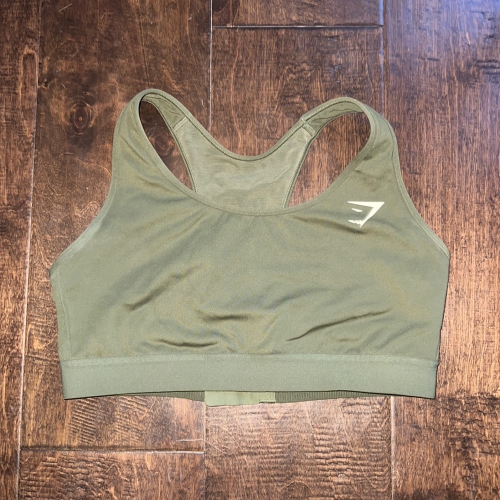 Green Gymshark Sports Bra